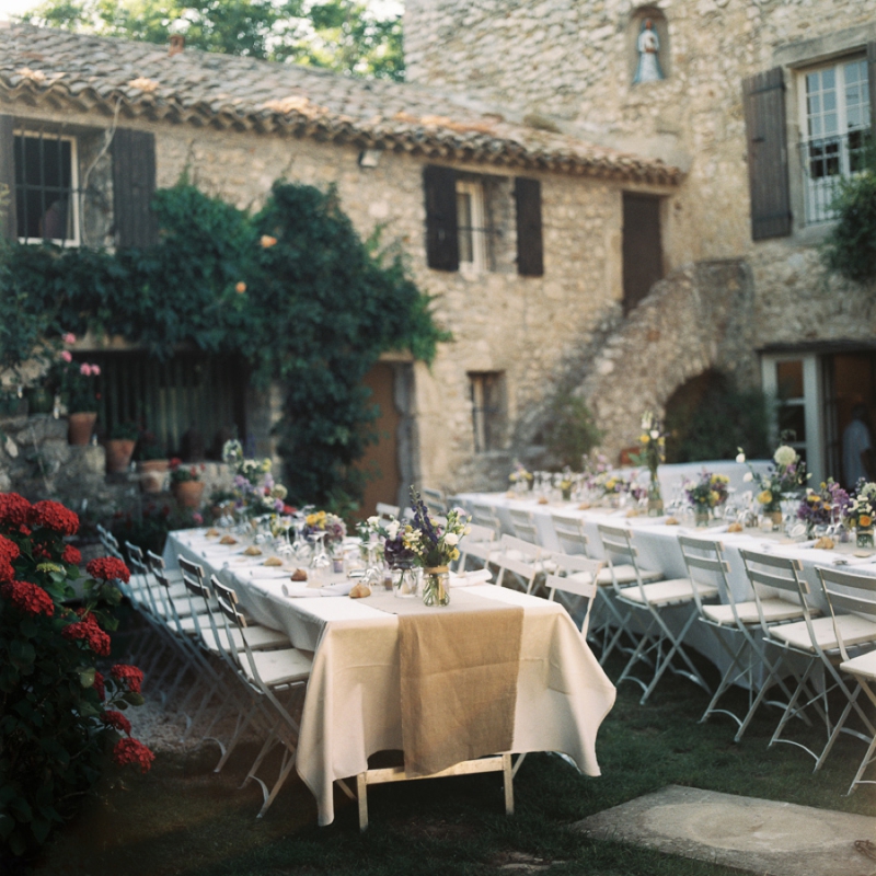 Rustic Lavender Southern France Wedding via TheELD.com