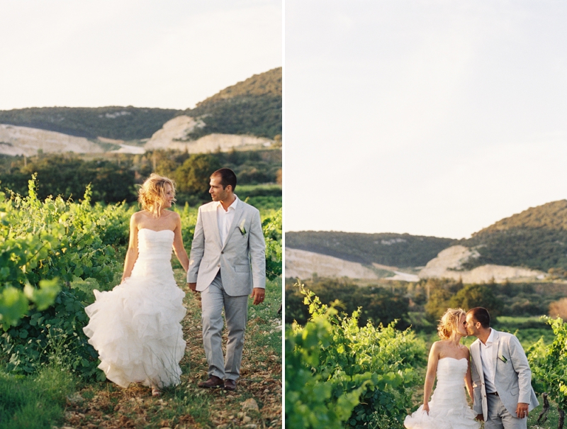 Rustic Lavender Southern France Wedding via TheELD.com