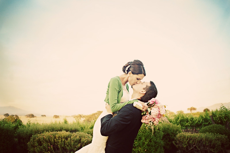 Pink and Mint California Vineyard Wedding via TheELD.com