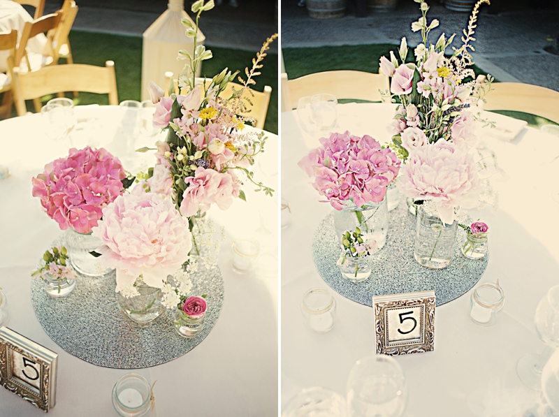 Pink and Mint California Vineyard Wedding via TheELD.com