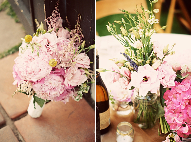 Pink and Mint California Vineyard Wedding via TheELD.com