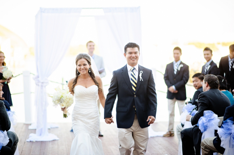 Classic Nautical Florida Wedding via TheELD.com