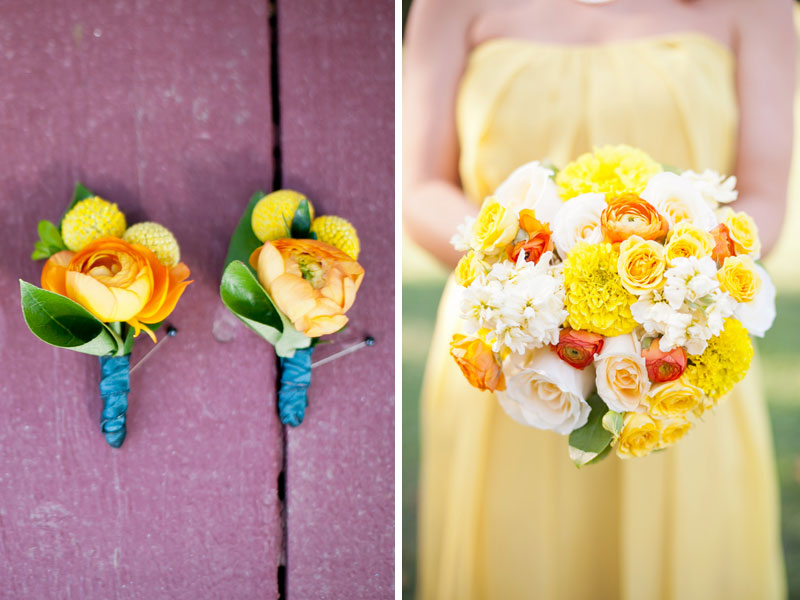 Rustic Yellow Nashville Wedding via TheELD.com