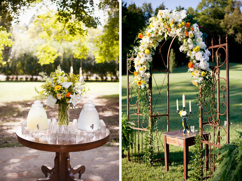 Rustic Yellow Nashville Wedding via TheELD.com