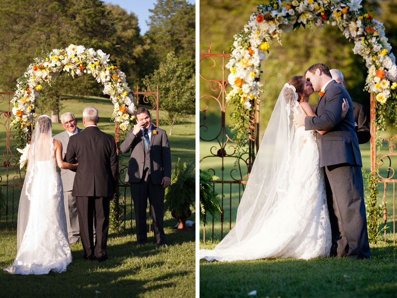 Rustic Yellow Nashville Wedding via TheELD.com