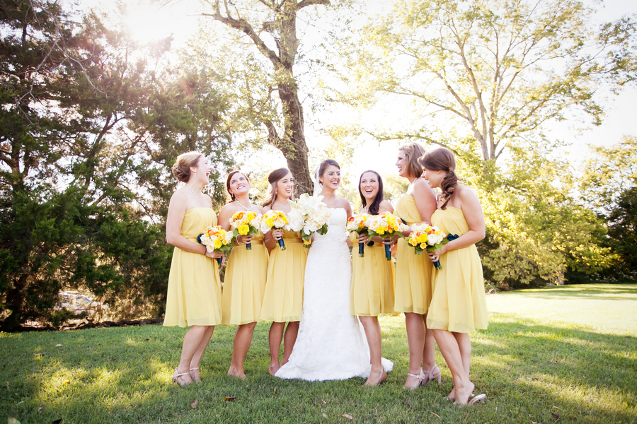 Rustic Yellow Nashville Wedding via TheELD.com