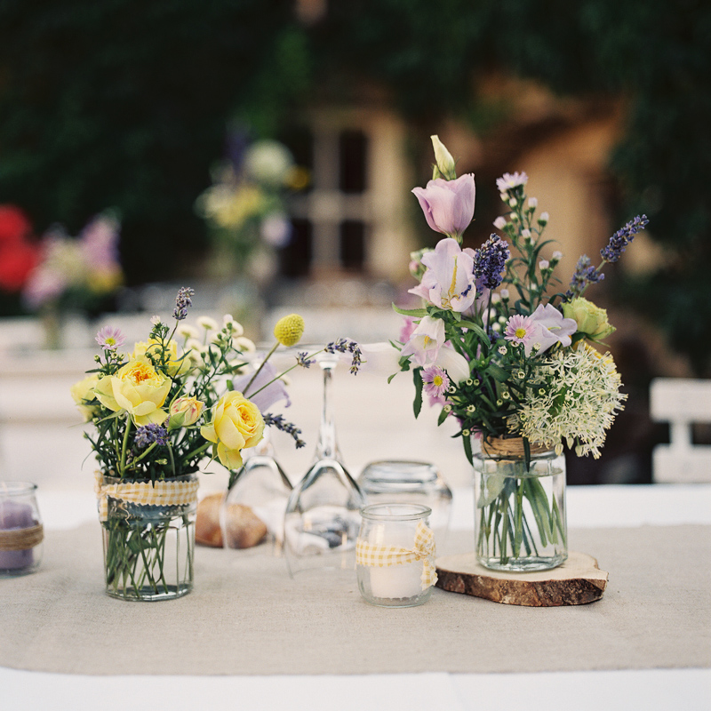 Rustic Lavender Southern France Wedding via TheELD.com