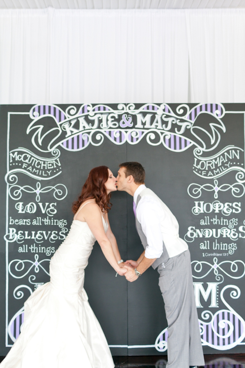 Lavender and White Sunday Brunch Florida Wedding via TheELD.com