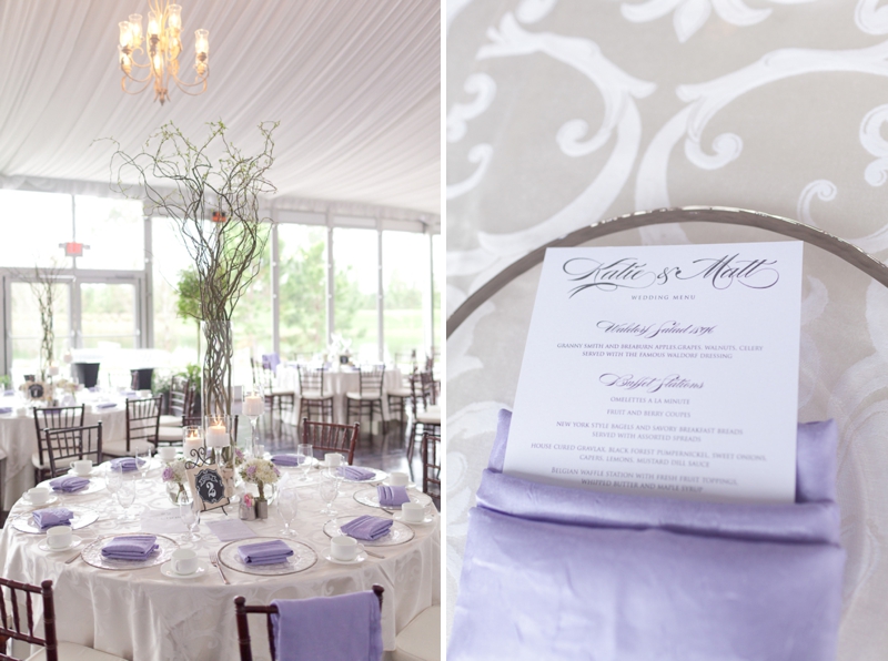 Lavender and White Sunday Brunch Florida Wedding via TheELD.com