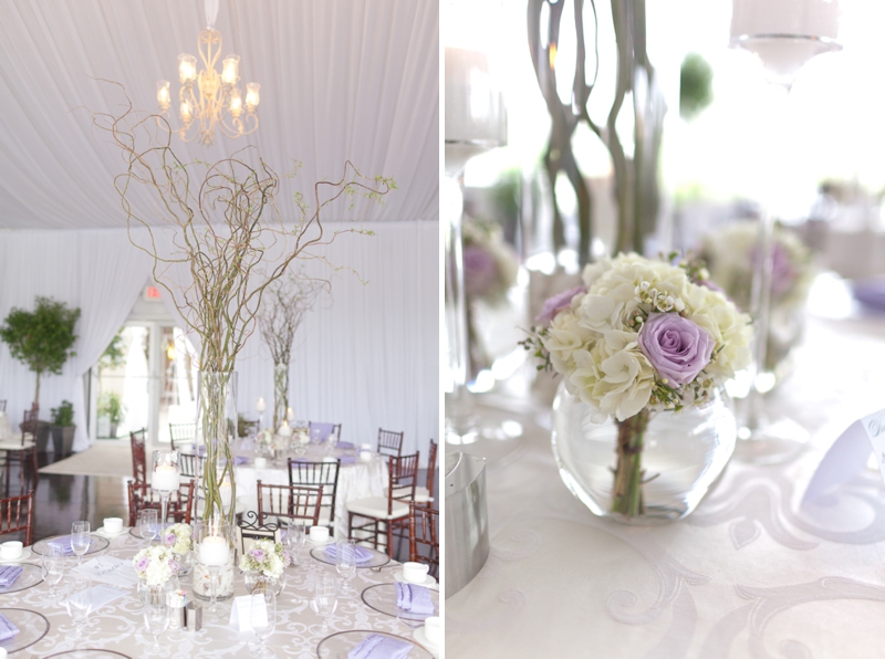 Lavender and White Sunday Brunch Florida Wedding via TheELD.com