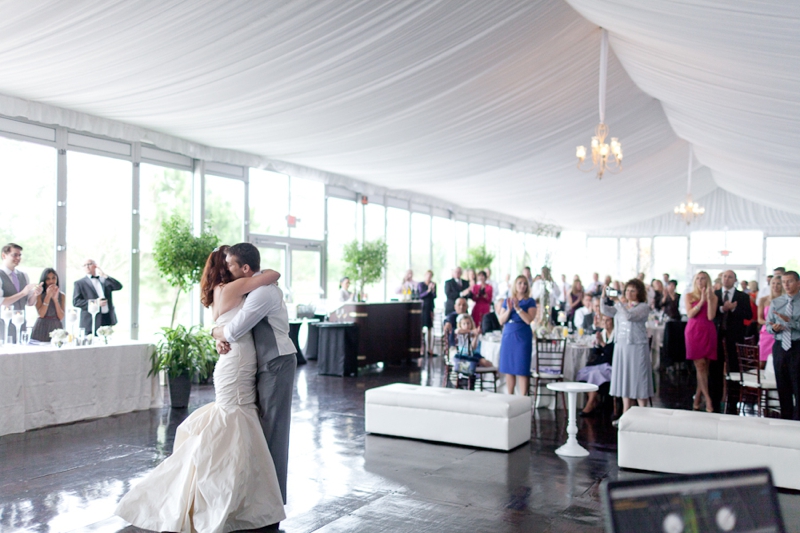 Lavender and White Sunday Brunch Florida Wedding via TheELD.com