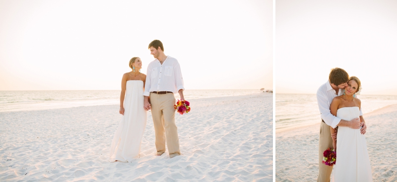 Pink, Orange, & Aqua Florida Wedding via TheELD.com