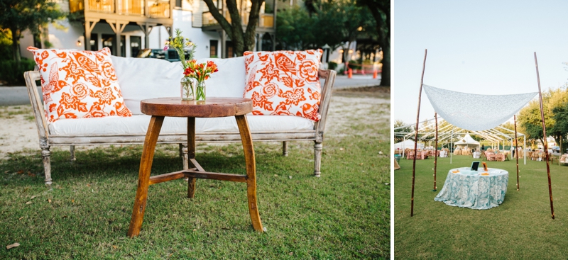 Pink, Orange, & Aqua Florida Wedding via TheELD.com