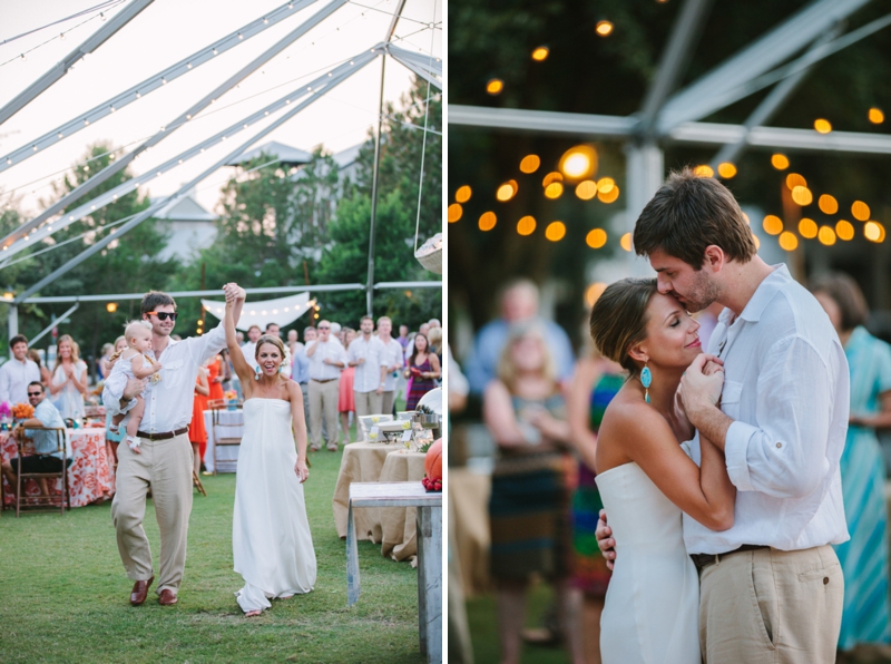 Pink, Orange, & Aqua Florida Wedding via TheELD.com