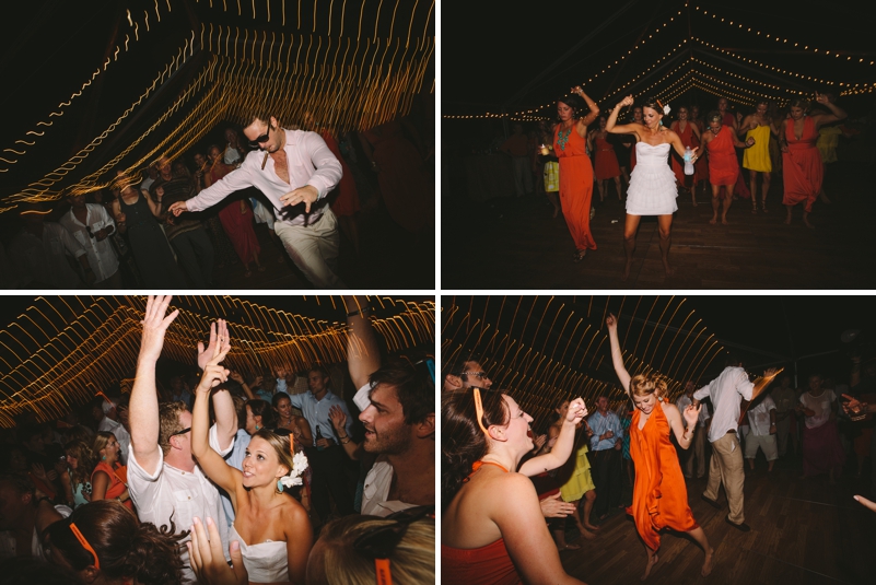 Pink, Orange, & Aqua Florida Wedding via TheELD.com