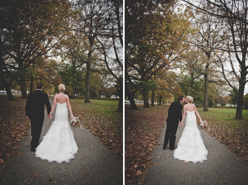 Pink and Orange Pennsylvania Fall Wedding via TheELD.com