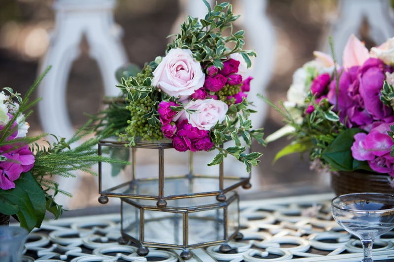 Vintage and Rustic Pink Wedding Inspiration via TheELD.com