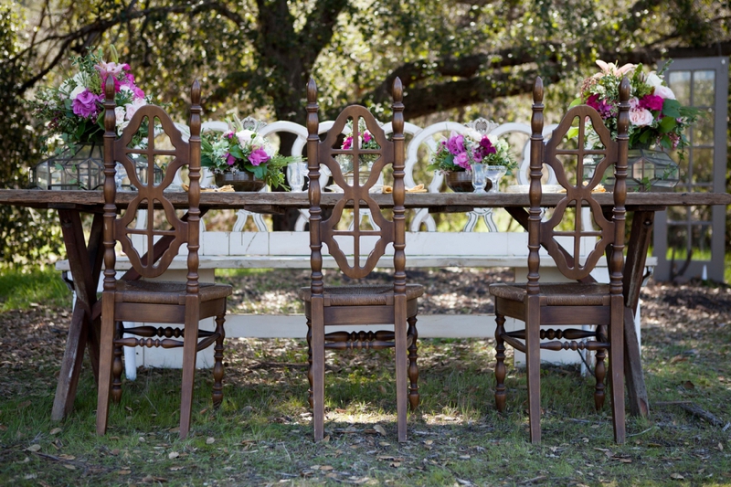 Vintage and Rustic Pink Wedding Inspiration via TheELD.com