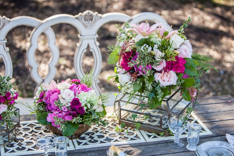 Vintage and Rustic Pink Wedding Inspiration via TheELD.com