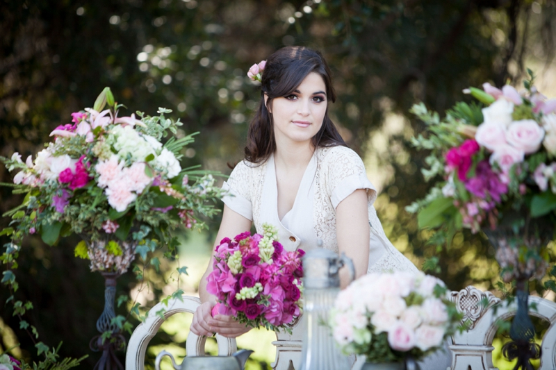 Vintage and Rustic Pink Wedding Inspiration via TheELD.com