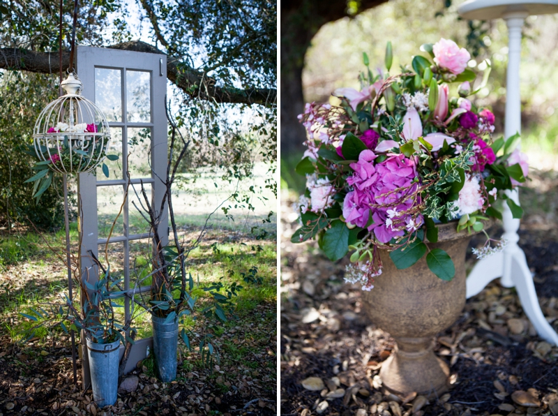 Vintage and Rustic Pink Wedding Inspiration via TheELD.com