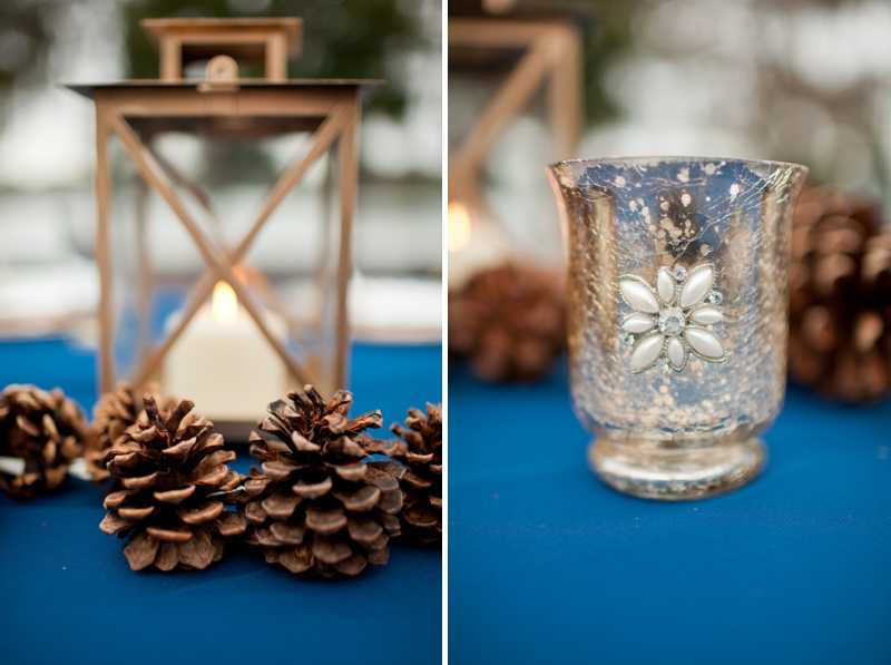 Woodland Navy and Gold Wedding Inspiration via TheELD.com