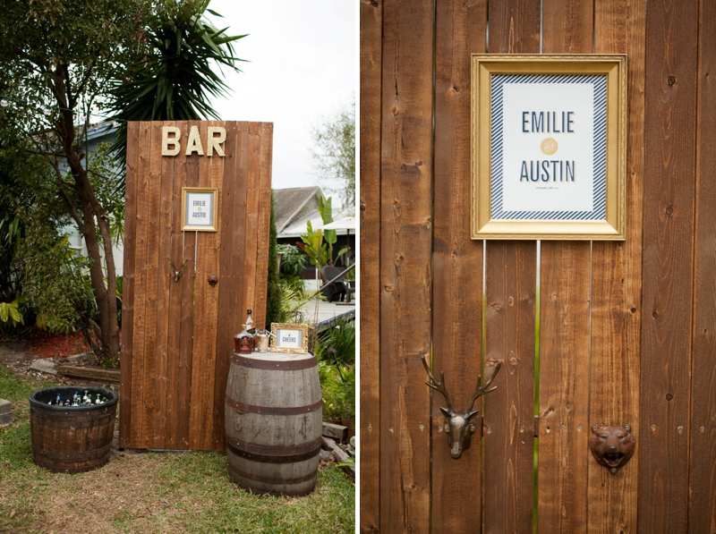 Woodland Navy and Gold Wedding Inspiration via TheELD.com