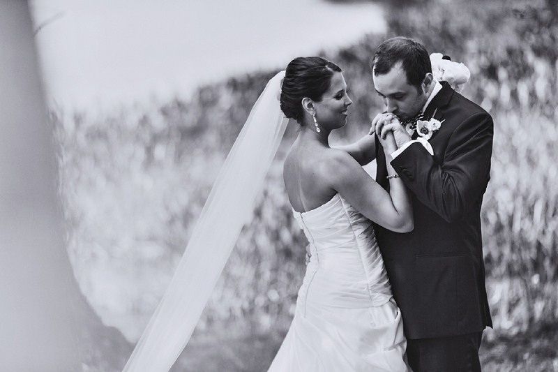 Modern Black and White Florida Wedding via TheELD.com