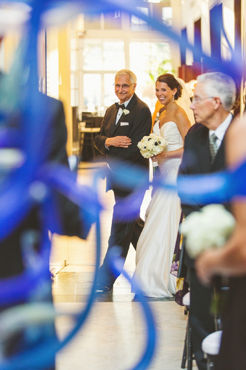 Modern Black and White Florida Wedding via TheELD.com