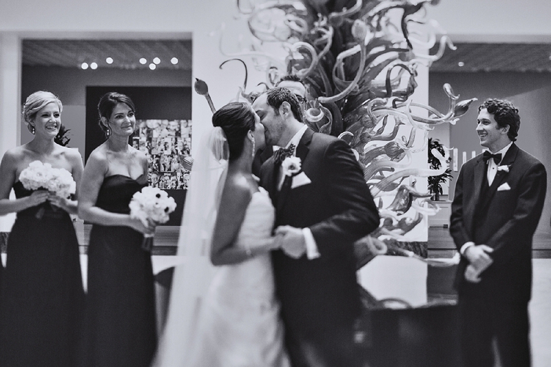 Modern Black and White Florida Wedding via TheELD.com