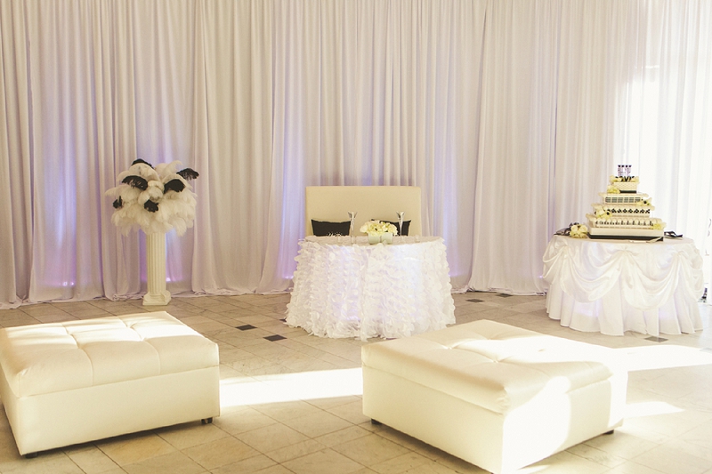 Modern Black and White Florida Wedding via TheELD.com