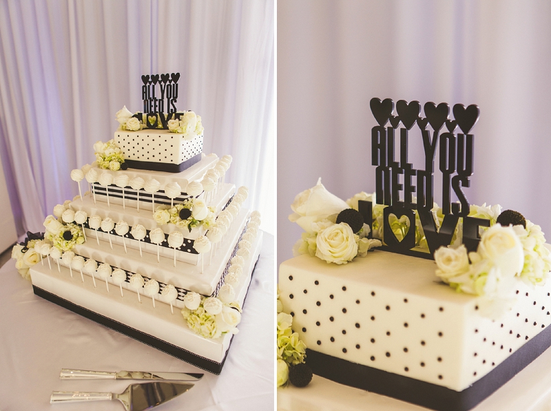 Modern Black and White Florida Wedding via TheELD.com