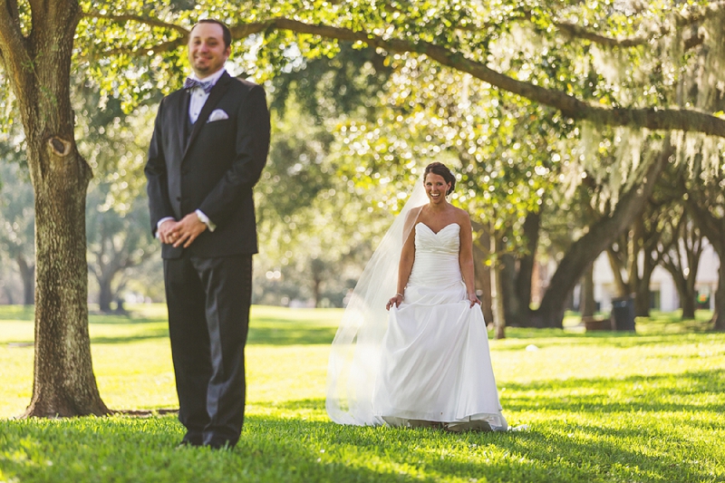 Modern Black and White Florida Wedding via TheELD.com