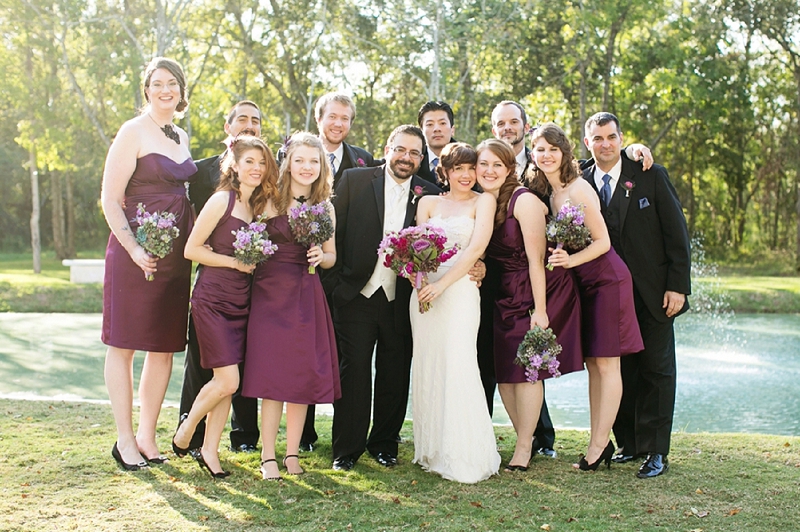 Eclectic Pink & Purple Texas Wedding via TheELD.com