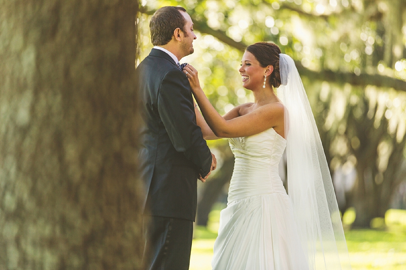 Modern Black and White Florida Wedding via TheELD.com