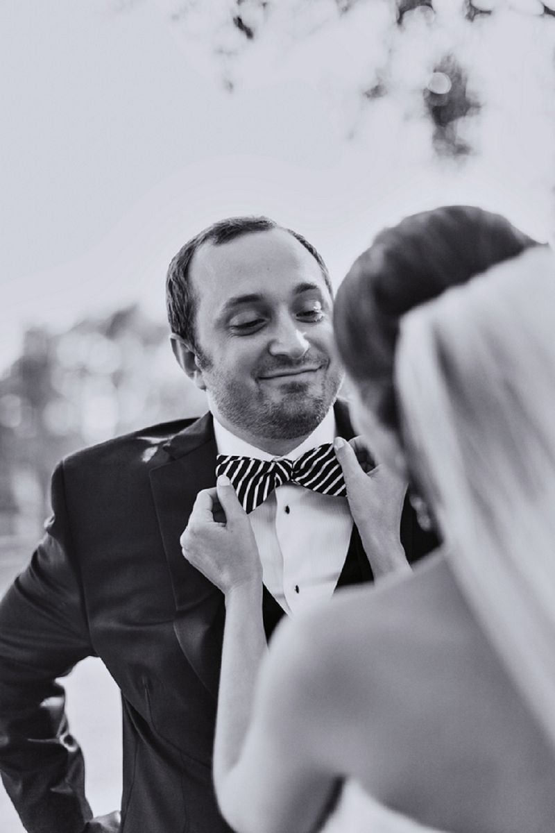 Modern Black and White Florida Wedding via TheELD.com