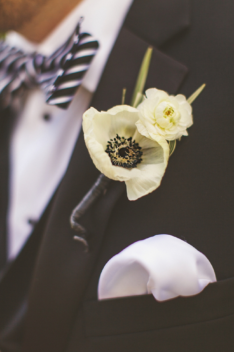 Modern Black and White Florida Wedding via TheELD.com