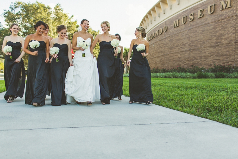 Modern Black and White Florida Wedding via TheELD.com