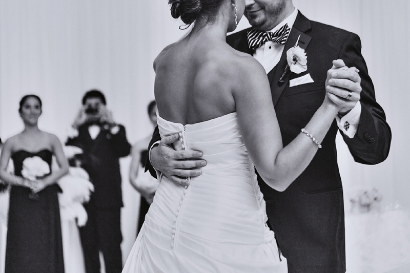 Modern Black and White Florida Wedding via TheELD.com