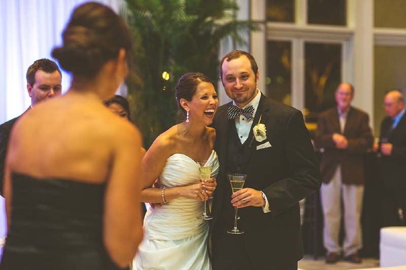 Modern Black and White Florida Wedding via TheELD.com