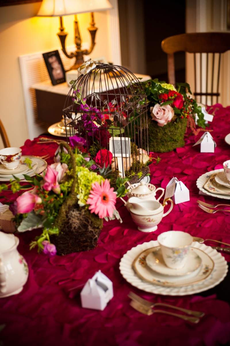 An Elegant “Alice in Wonderland” Bridal Shower – Royal Table Settings, LLC