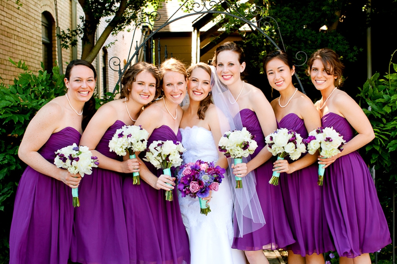 Elegant Travel Themed Purple Vineyard Wedding via TheELD.com