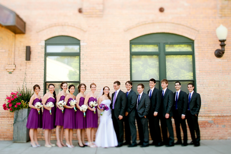 Elegant Travel Themed Purple Vineyard Wedding via TheELD.com