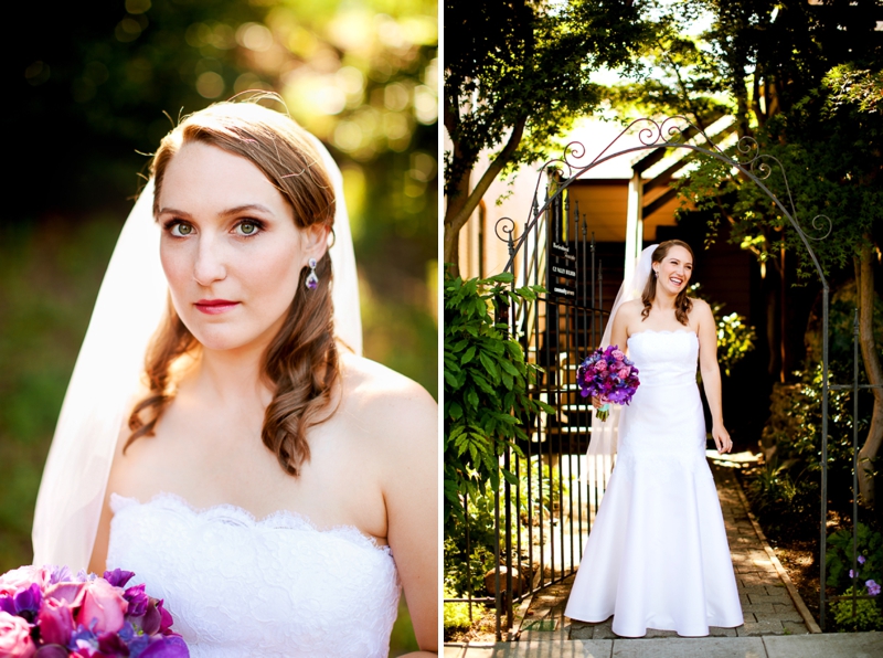 Elegant Travel Themed Purple Vineyard Wedding via TheELD.com