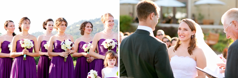 Elegant Travel Themed Purple Vineyard Wedding via TheELD.com