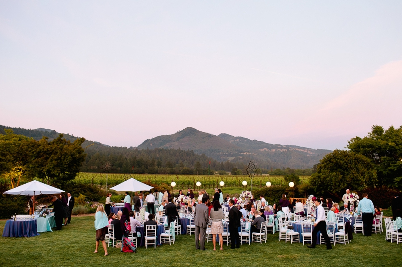 Elegant Travel Themed Purple Vineyard Wedding via TheELD.com