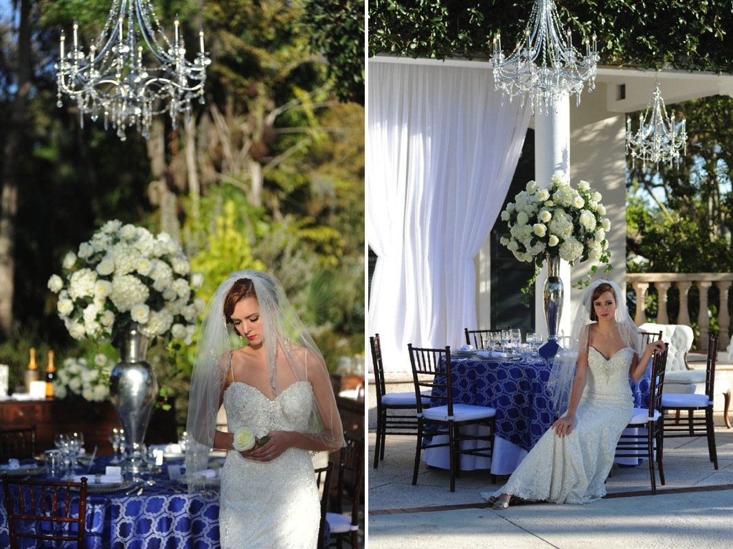 Navy and Gold Vintage Glam Wedding Inspiration via TheELD.com