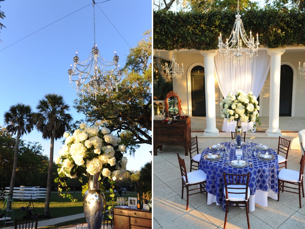 Navy and Gold Vintage Glam Wedding Inspiration via TheELD.com