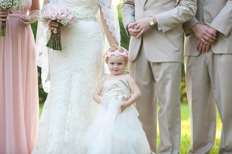 Central Florida Pink Vintage Wedding via TheELD.com