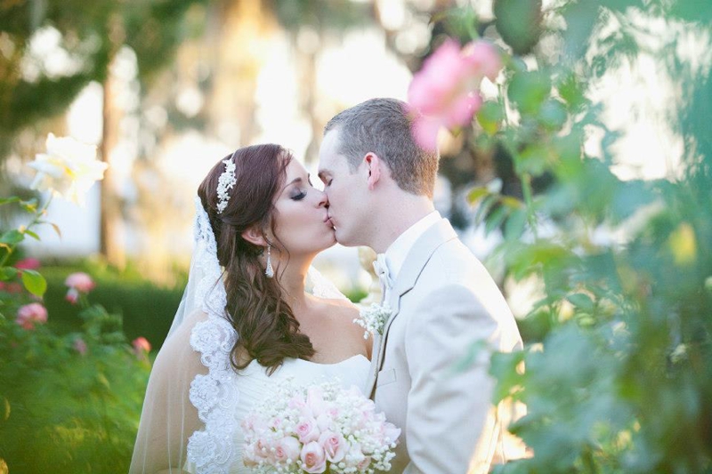 Central Florida Pink Vintage Wedding via TheELD.com